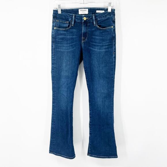 Frame Denim Le Crop Mini Boot Cut Jeans in Remsen - Picture 1 of 8